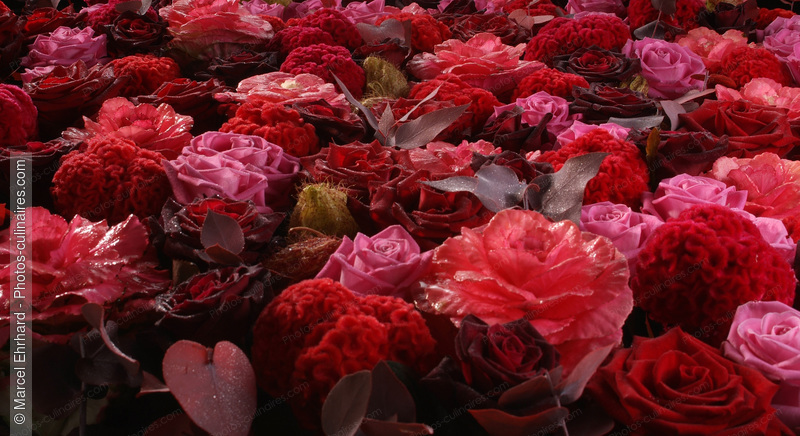 Bouquet de rose avec des gouttelettes - photo référence AT22N.jpg