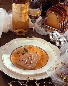 Foie gras de canard à la gelée de sauterne
