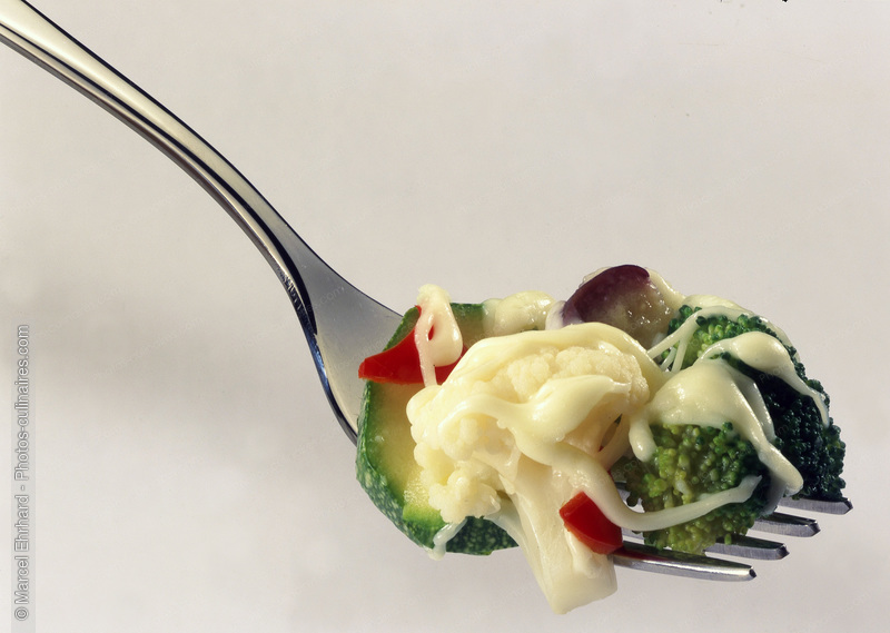 Fourchette de légumes au fromage fondu - photo référence PC829.jpg