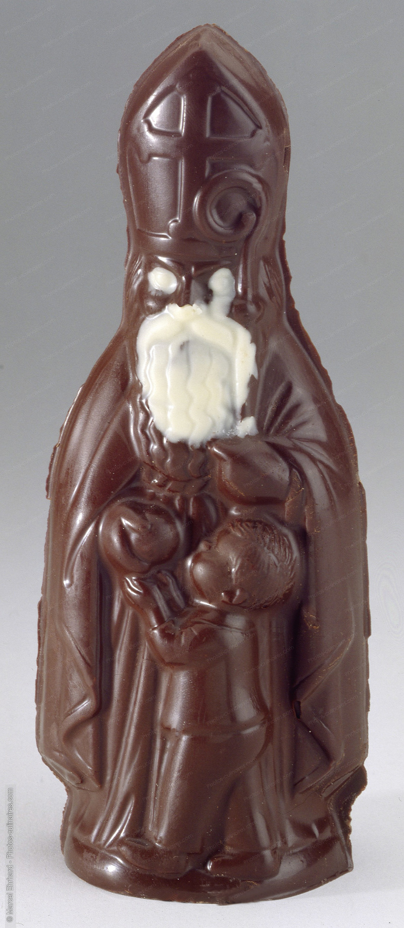 Saint Nicolas en chocolat - photo référence DE280.jpg