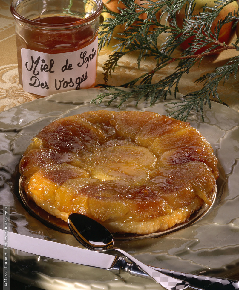Tarte renversée aux pommes et au miel de sapin - photo référence DE366.jpg