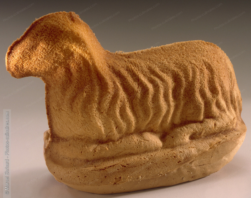 Agneaux de P&acirc;ques en biscuit - photo r&eacute;f&eacute;rence KP84.jpg