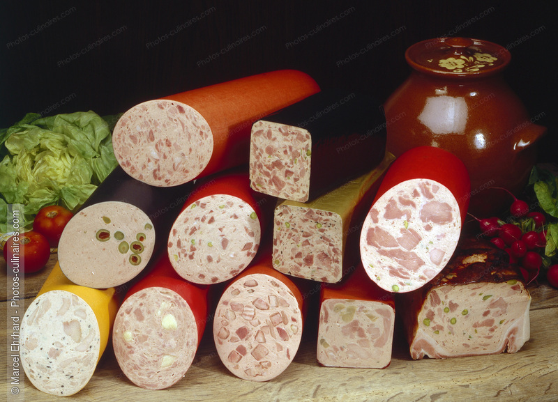 Assortiment de charcuterie - photo r&eacute;f&eacute;rence CH202N.jpg