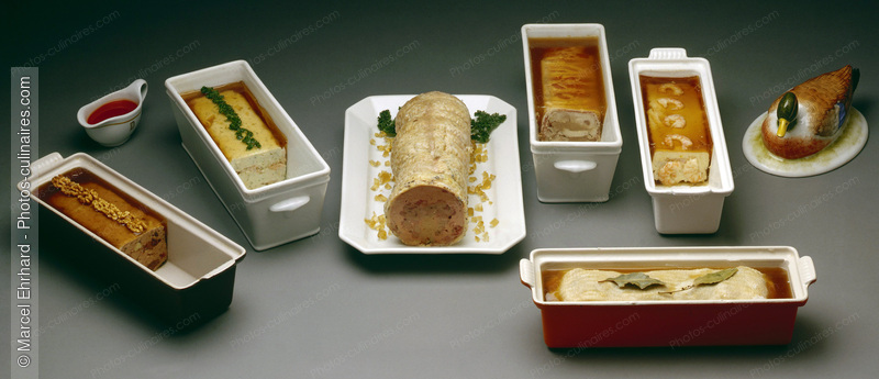 Assortiment de terrines - photo r&eacute;f&eacute;rence CH106.jpg