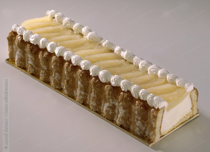 Bavarois a la poire - photo r&eacute;f&eacute;rence DE486.jpg