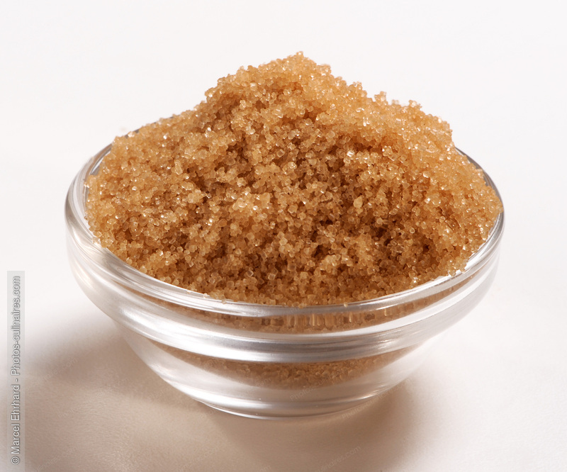 Bol de sucre roux - photo r&eacute;f&eacute;rence DE629N.jpg