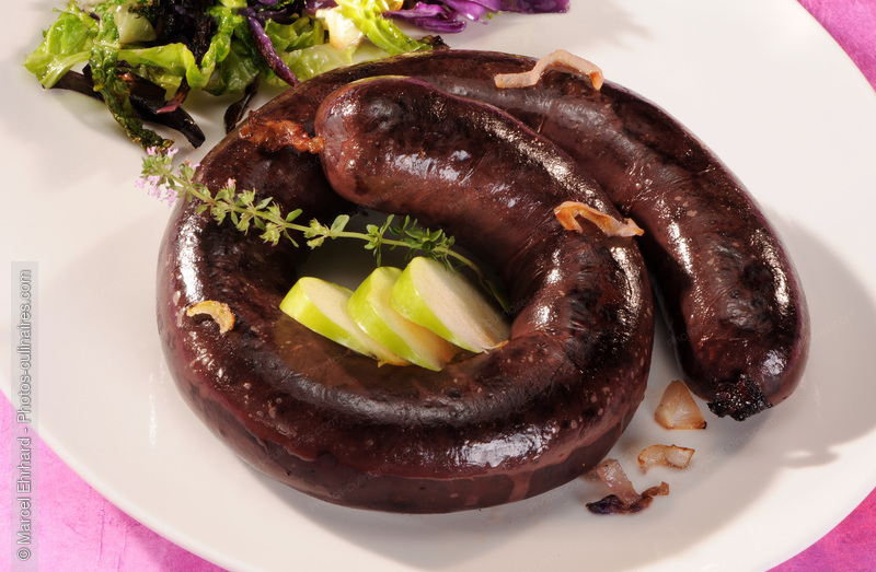 Boudin noir aux pommes - photo r&eacute;f&eacute;rence PC1094N.jpg