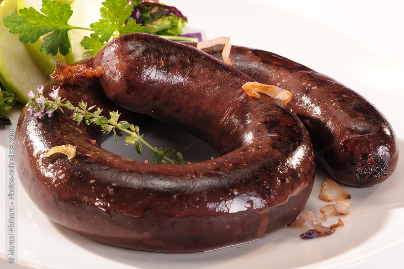 Boudin noir aux pommes - photo r&eacute;f&eacute;rence PC1097N.jpg