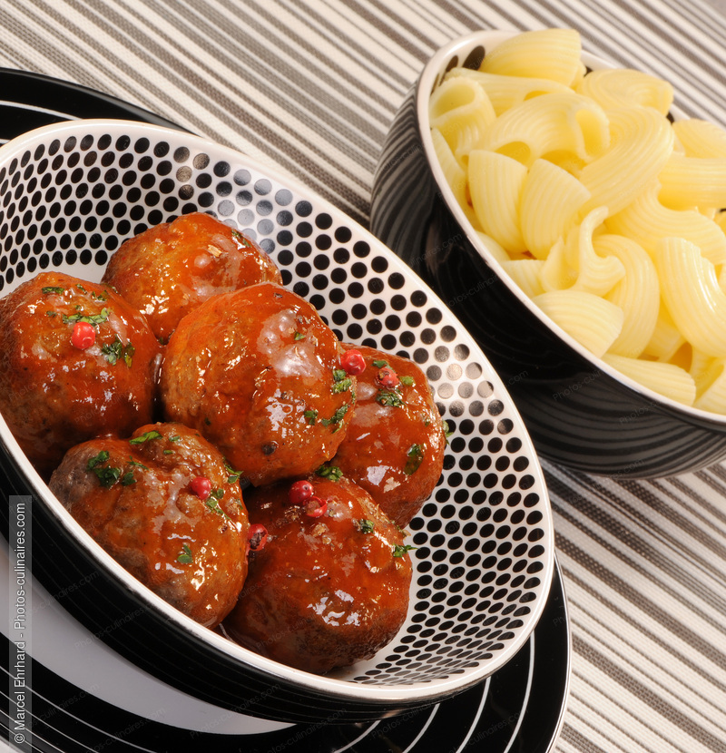 Boulettes de boeuf tomat&eacute;es - photo r&eacute;f&eacute;rence PC993N.jpg