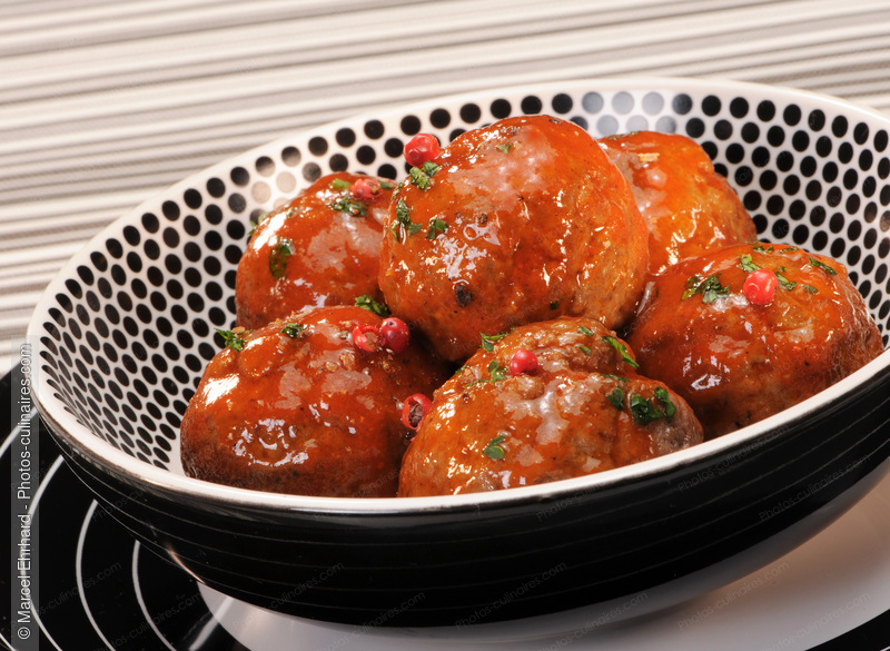Boulettes de viande hach&eacute;e - photo r&eacute;f&eacute;rence PO992N.jpg