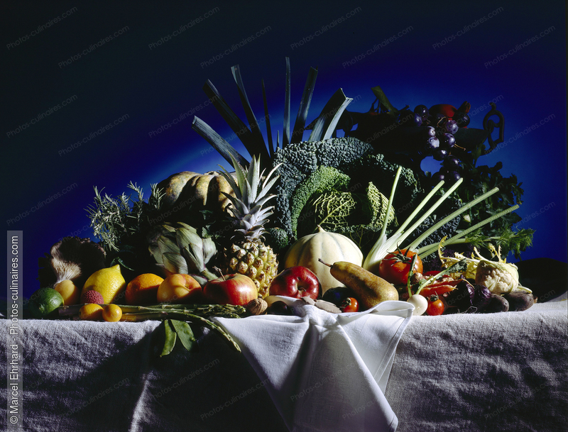Buffet de légumes et fruits - photo référence LE309.jpg