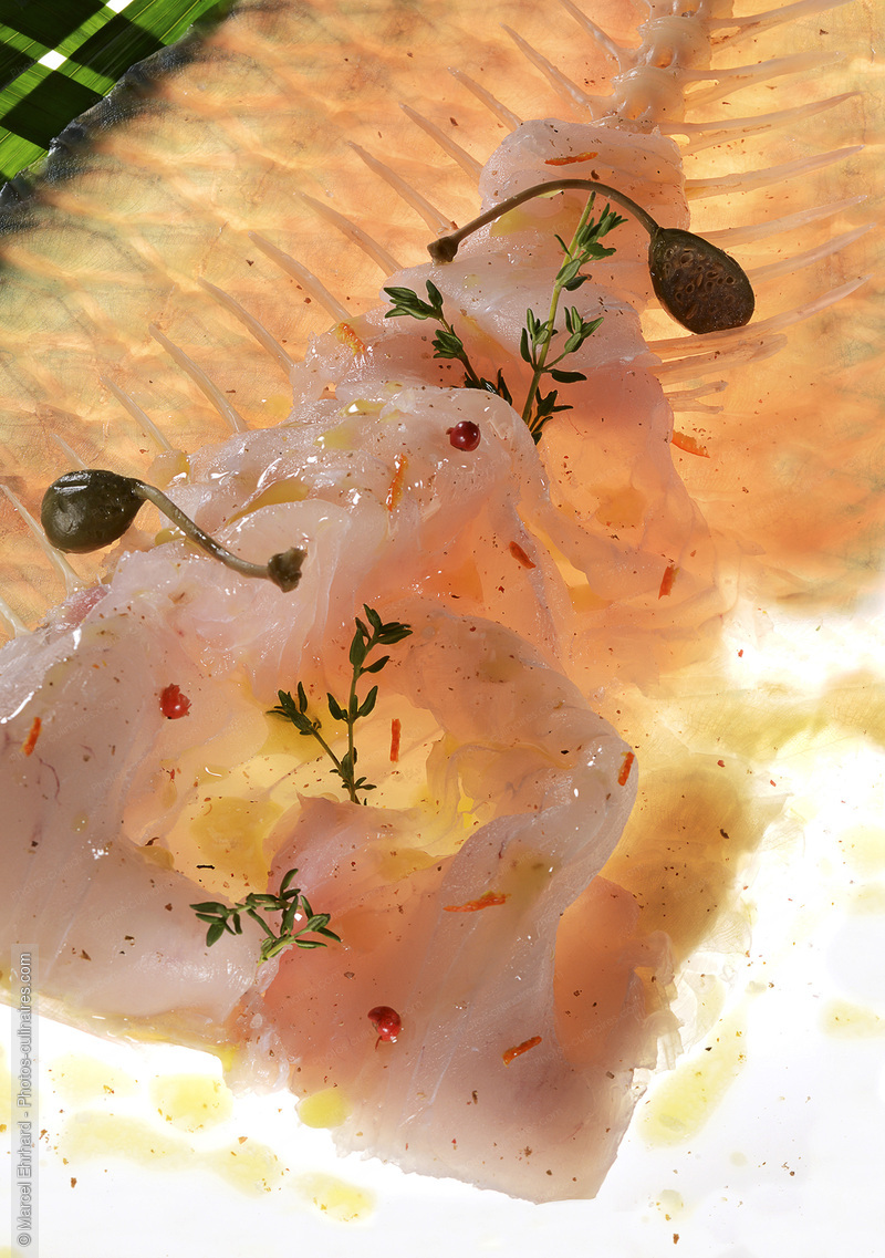 Carpaccio de poisson perroquet - photo r&eacute;f&eacute;rence PO643N.jpg