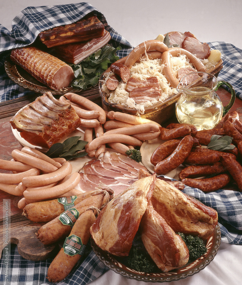 Charcuterie pour choucroute - photo r&eacute;f&eacute;rence CH55.jpg