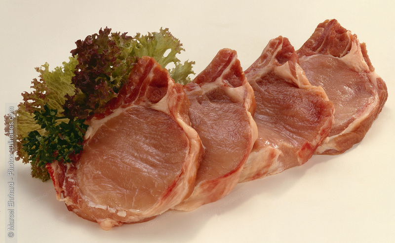 C&ocirc;tes de porc tranch&eacute;es - photo r&eacute;f&eacute;rence VC59.jpg
