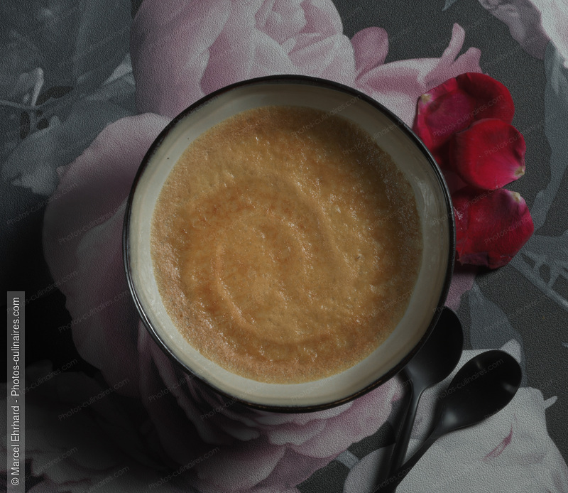 Cr&egrave;me brul&eacute;e avant cuisson - photo r&eacute;f&eacute;rence DE735N.jpg