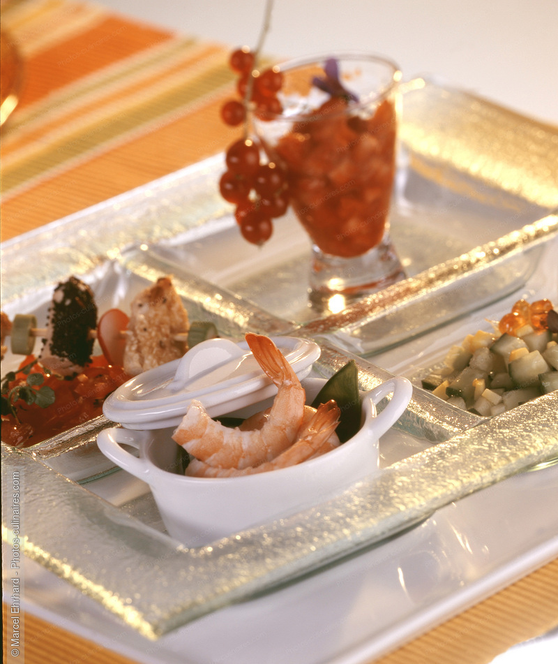 Crevettes en cocotte, - photo r&eacute;f&eacute;rence AB29.jpg