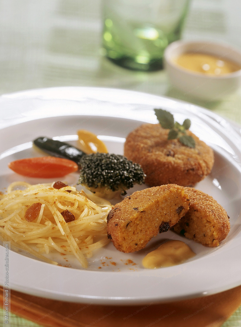 Croquettes de carotte et de ma&iuml;s - photo r&eacute;f&eacute;rence PC857N.jpg