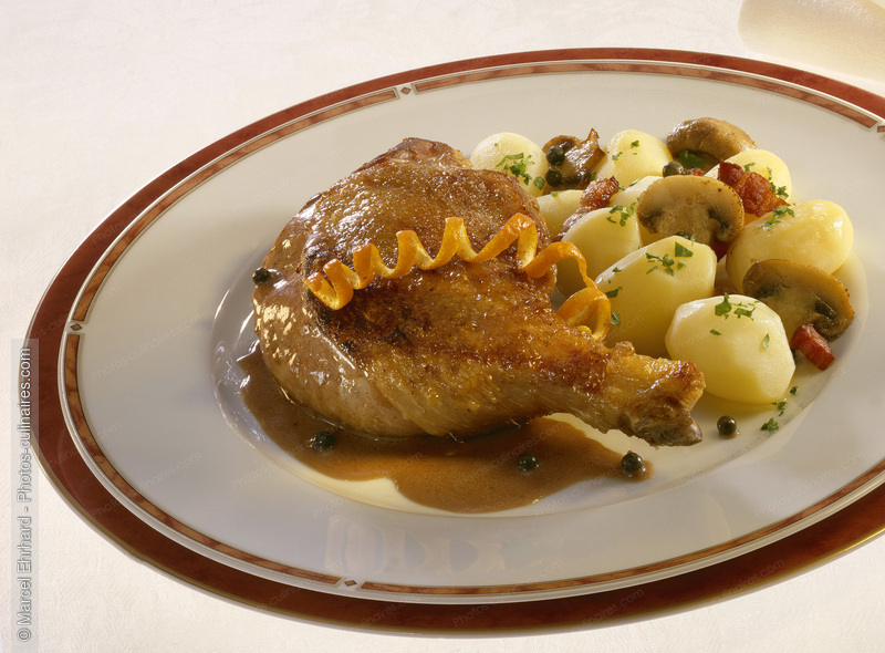 Cuisse de canard &agrave; l'orange - photo r&eacute;f&eacute;rence PC390.jpg