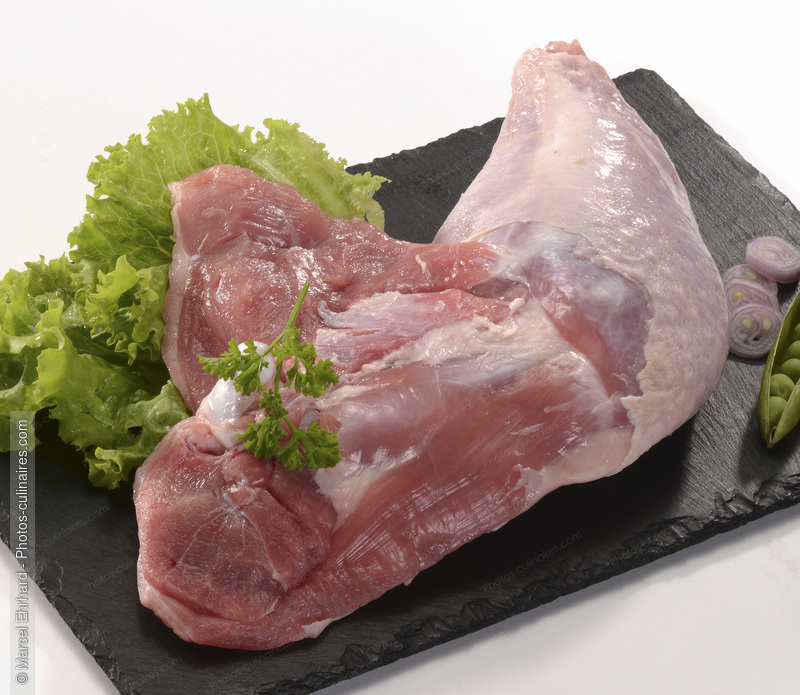Cuisse de dinde crue - photo r&eacute;f&eacute;rence VC311N.jpg