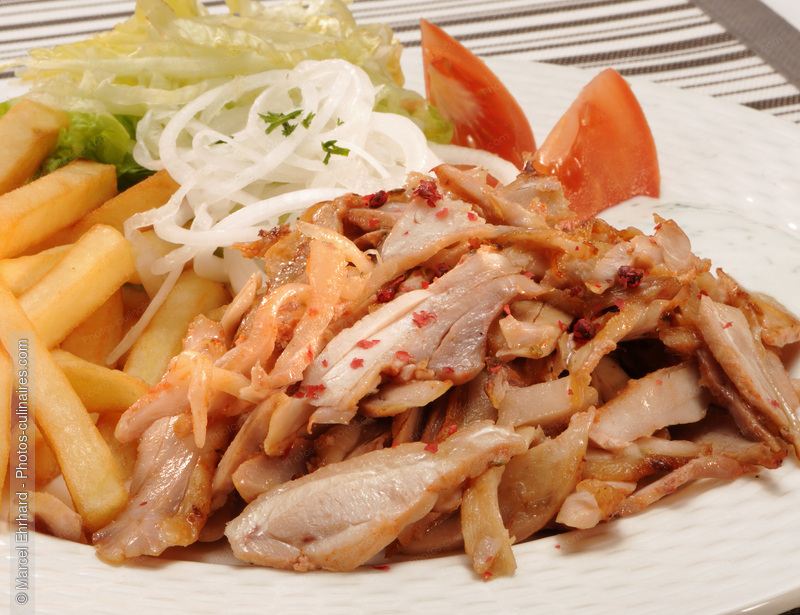 Doner kebab et frites - photo r&eacute;f&eacute;rence PC996N.jpg