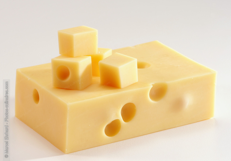 Emmenthal fran&ccedil;ais avec cubes - photo r&eacute;f&eacute;rence FR212N.jpg