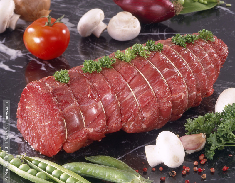 Filet de boeuf roul&eacute; cru - photo r&eacute;f&eacute;rence VC131.jpg