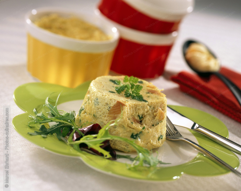 Flan de poisson au cefeuil - photo r&eacute;f&eacute;rence PO688N.jpg