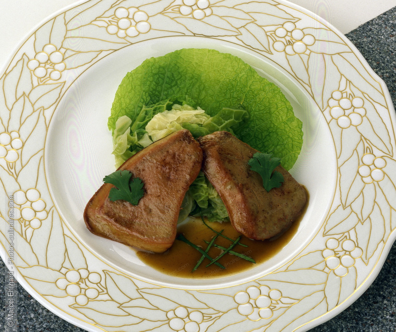 Foie d'oie &agrave; la coriandre et &agrave; la bi&egrave;re - photo r&eacute;f&eacute;rence FG60.jpg