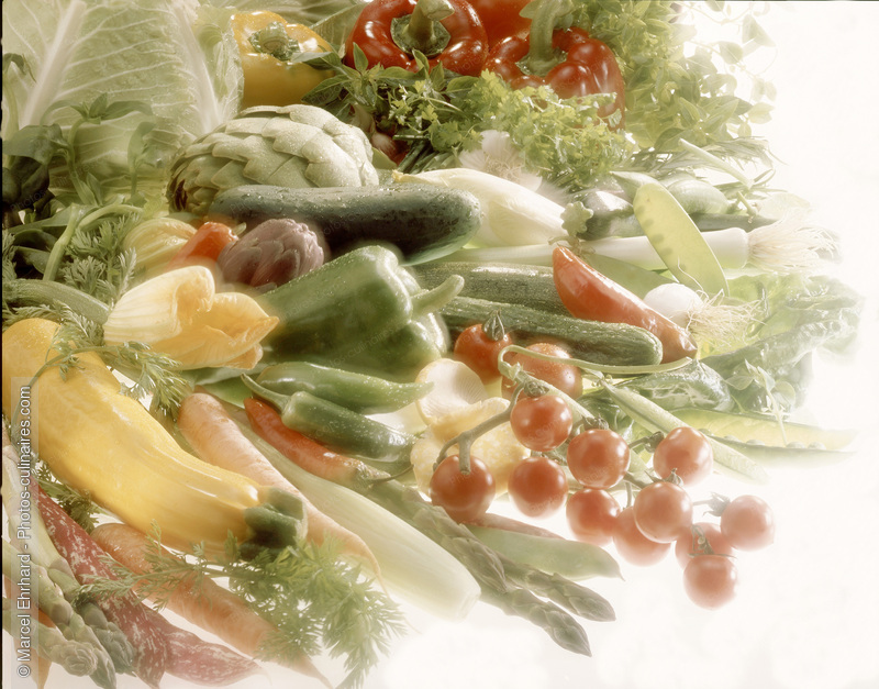 L&eacute;gumes du jardin, - photo r&eacute;f&eacute;rence LE71.jpg