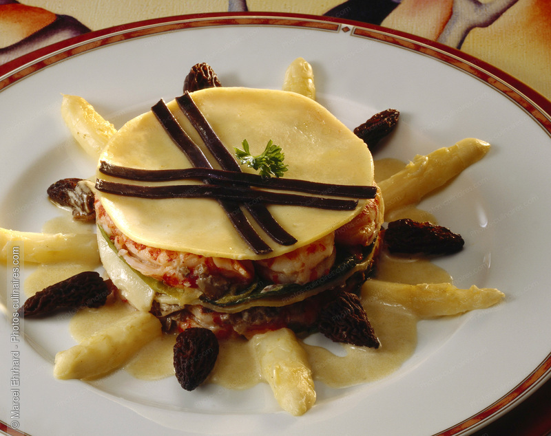 Millefeuille d'&eacute;crevisses - photo r&eacute;f&eacute;rence PO198.jpg