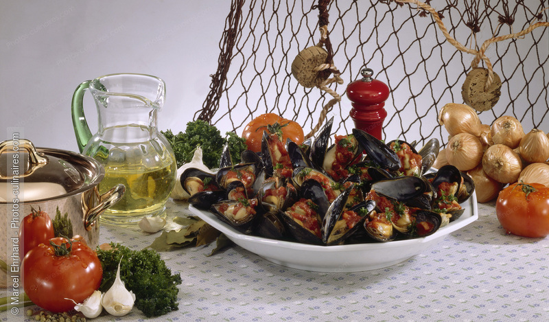 Moules &agrave; la proven&ccedil;al - photo r&eacute;f&eacute;rence PO328.jpg