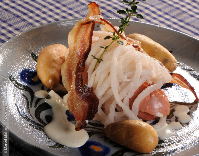 Navets sal&eacute;s et charcuterie - photo r&eacute;f&eacute;rence PC636N.jpg