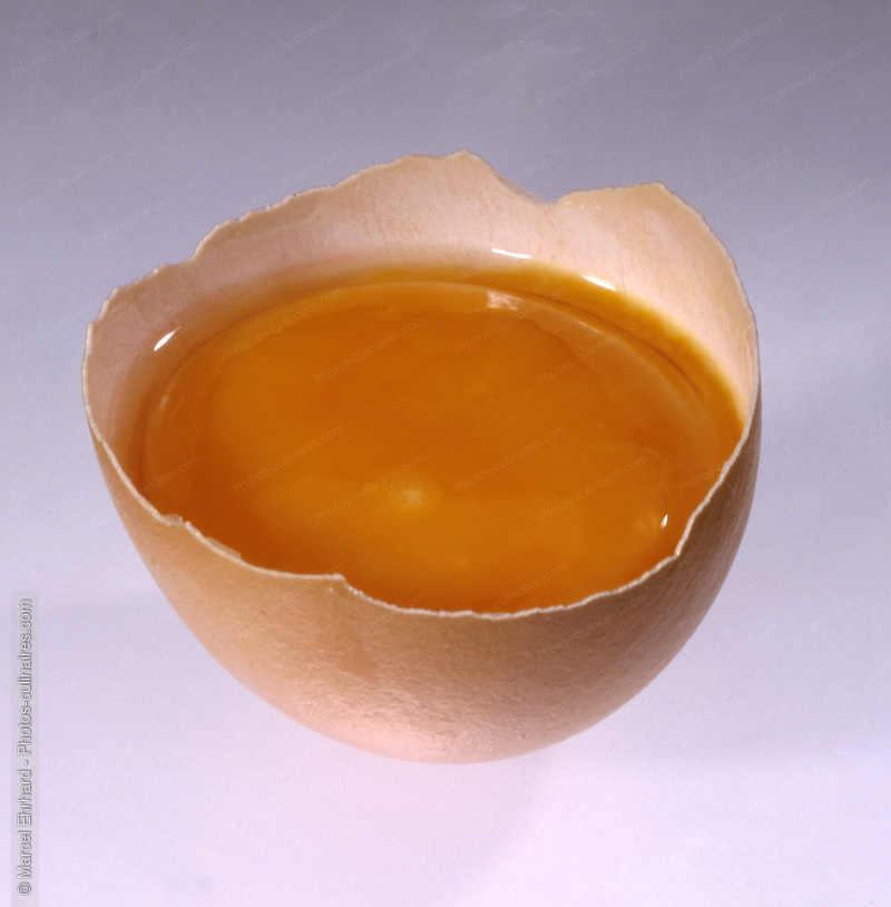 Oeuf avec coquille ouvert - photo r&eacute;f&eacute;rence FR80.jpg