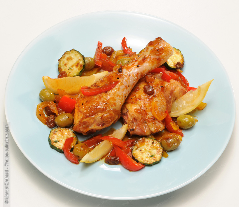 Paella au poulet - photo r&eacute;f&eacute;rence PC1039N.jpg
