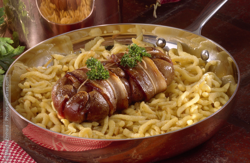 Paupiette de boeuf et sp&auml;tzle - photo r&eacute;f&eacute;rence PC517.jpg