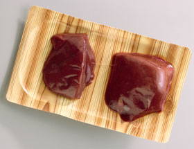Pavés de renne cru sous vide