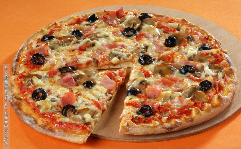 Pizza au jambon et au fromage - photo référence TT121N.jpg