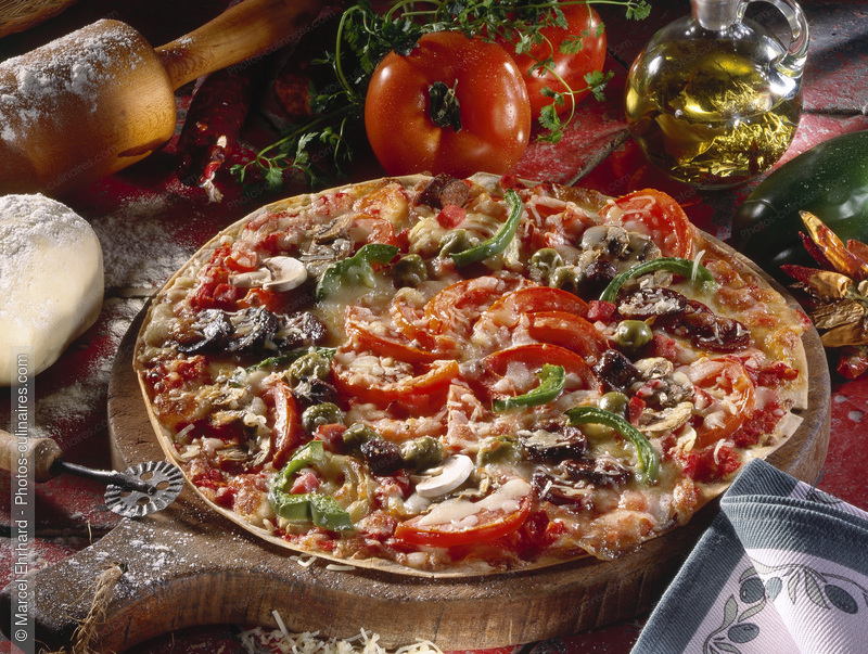 Pizza tomate, poivron, champignon - photo référence TT138.jpg