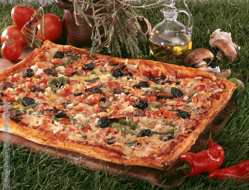 Pizza végétarienne aux légumes - photo référence TT14.jpg