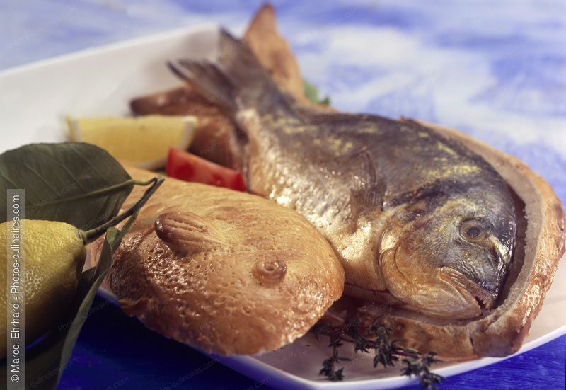 Poisson en cro&ucirc;te ouverte - photo r&eacute;f&eacute;rence PO398.jpg