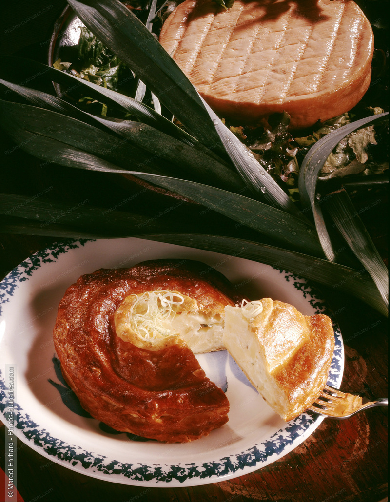 Quiche au munster et aux poireaux - photo r&eacute;f&eacute;rence PC24.jpg