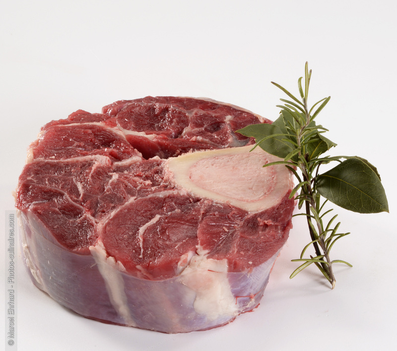 Rouelle de jarret de boeuf cru - photo r&eacute;f&eacute;rence VC297N.jpg