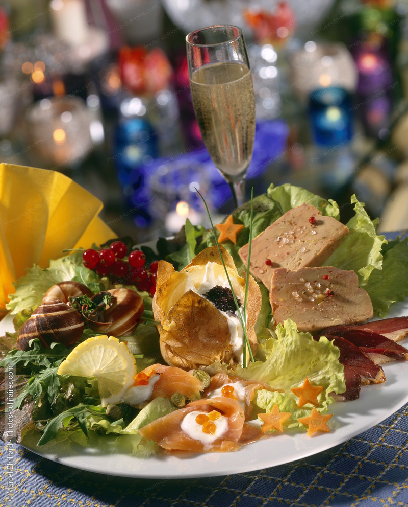 Salade de foie gras et de saumon - photo référence FG59.jpg