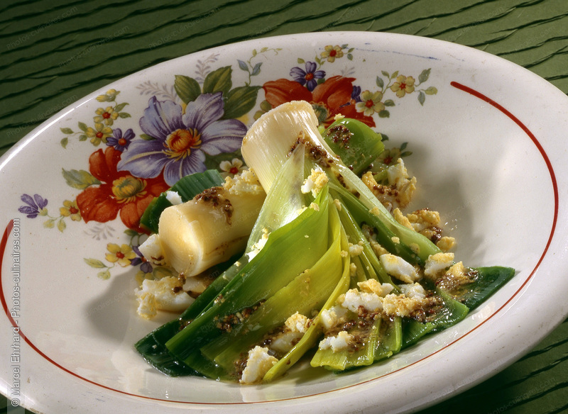Salade de poireau &agrave; la vinaigrette - photo r&eacute;f&eacute;rence PC337.jpg