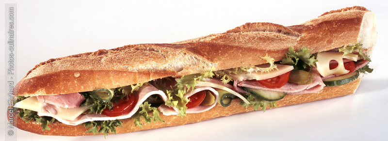 Sandwich au jambon blanc et gruy&egrave;re - photo r&eacute;f&eacute;rence KP17.jpg