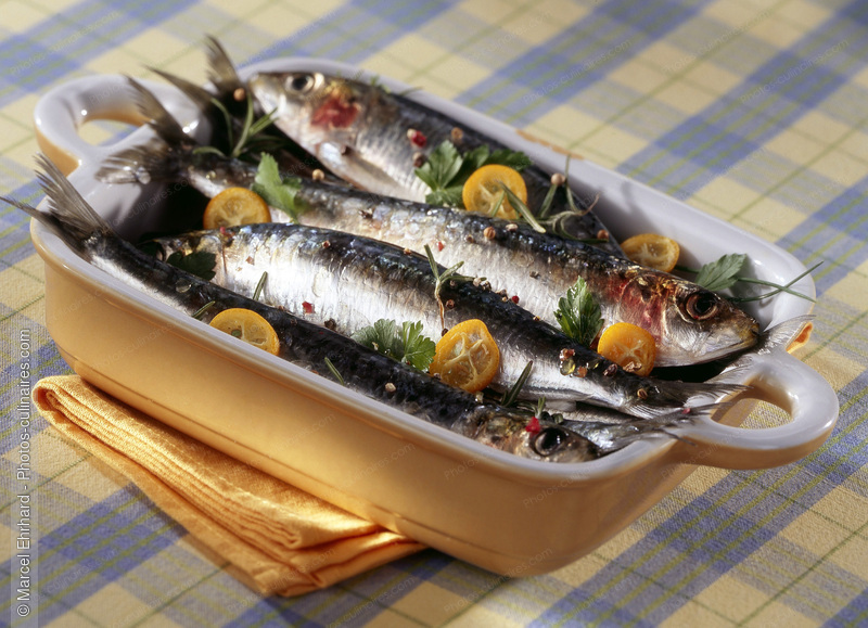 Sardines &agrave; l'&eacute;scab&egrave;che - photo r&eacute;f&eacute;rence PO211.jpg