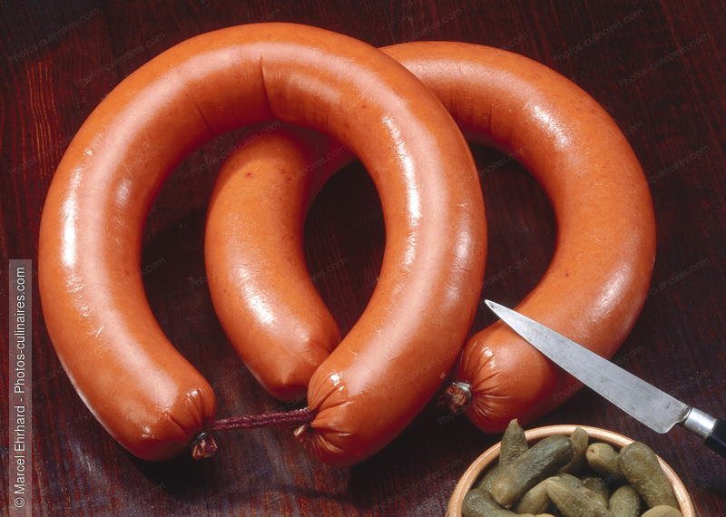 Saucisses de viande - photo r&eacute;f&eacute;rence CH445.jpg