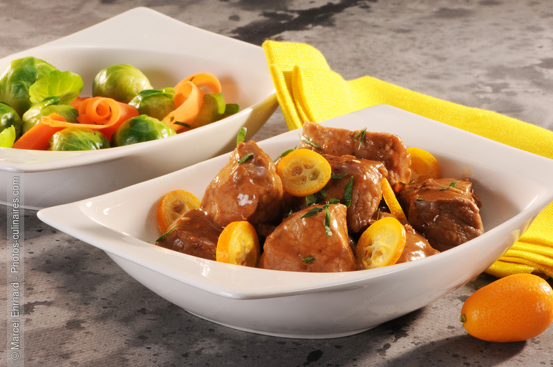 Saut&eacute; de veau au kumquat - photo r&eacute;f&eacute;rence PC968N.jpg