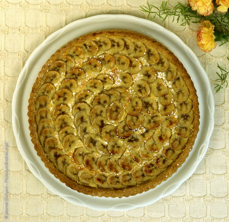 Tarte &agrave; la banane - photo r&eacute;f&eacute;rence DE403.jpg