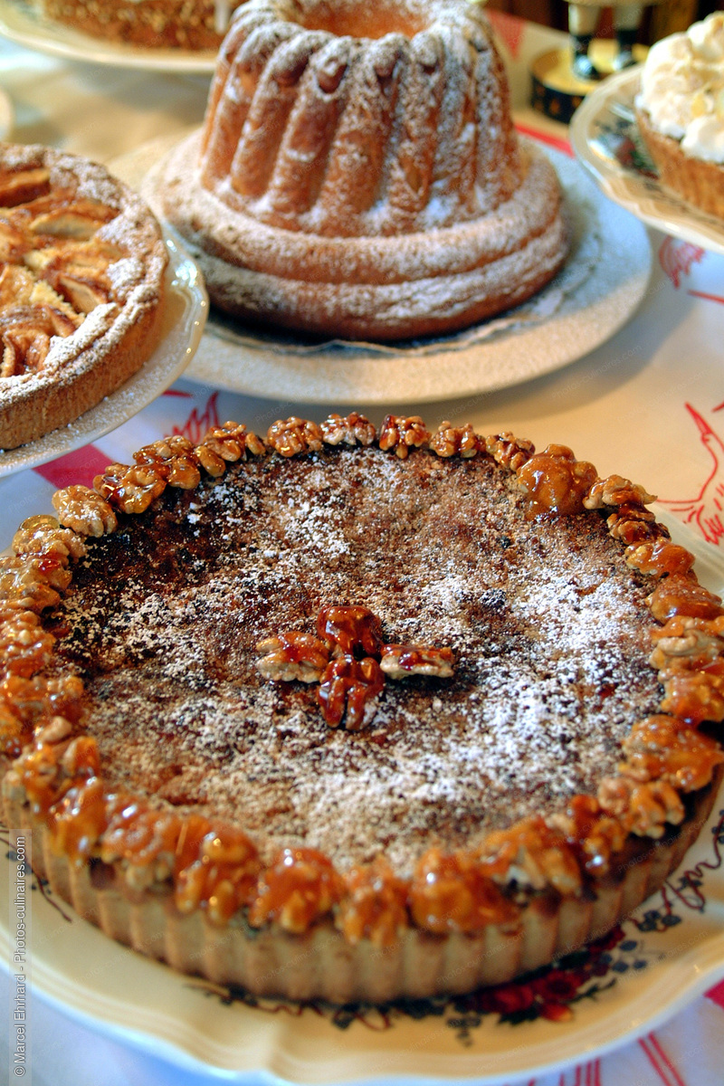Tarte &agrave; la noix - photo r&eacute;f&eacute;rence DE91N.jpg